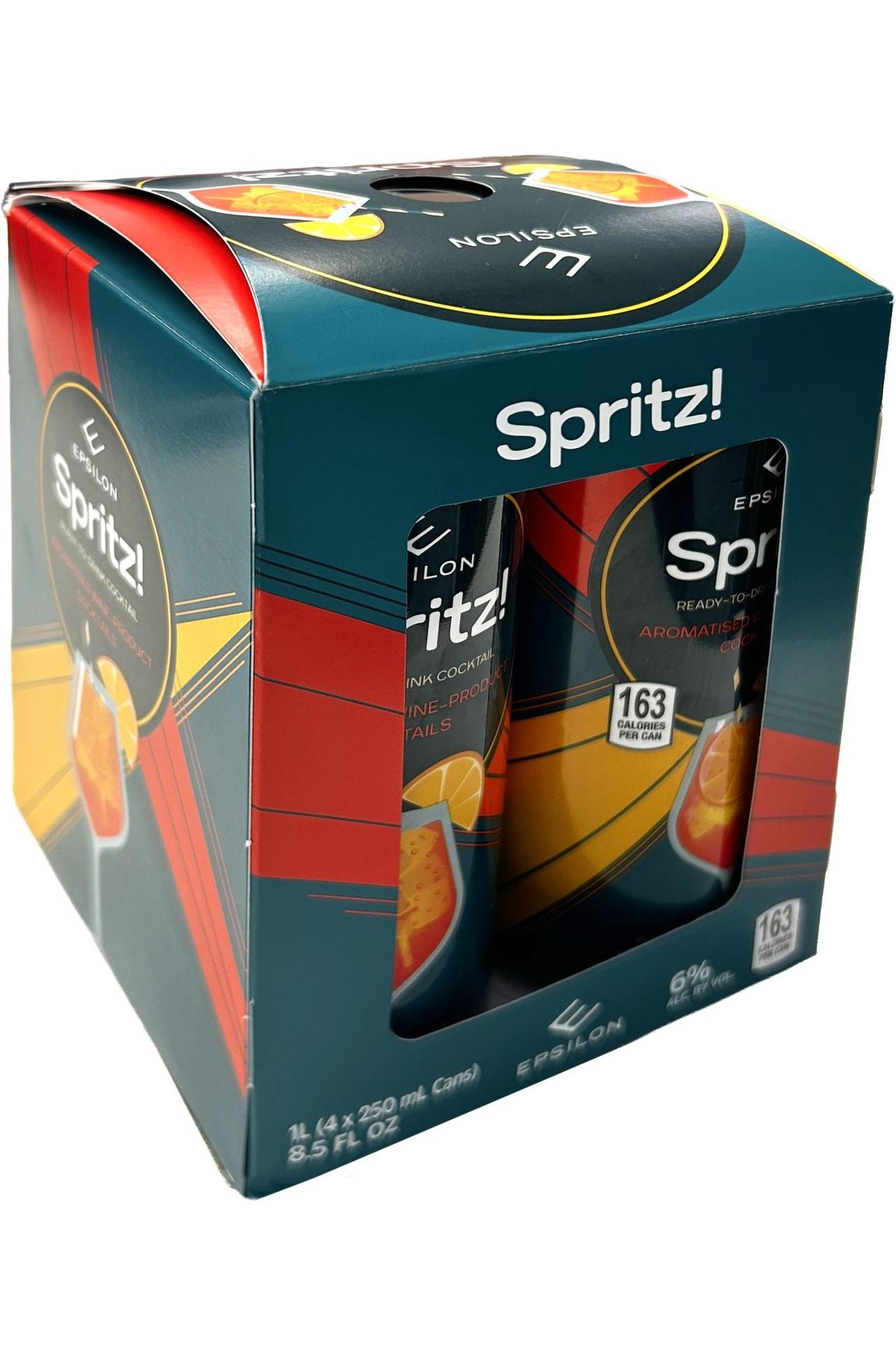 Epsilon Spritz (CAN 25cl) Sparkling flavored cocktail based on wine Italia 6°