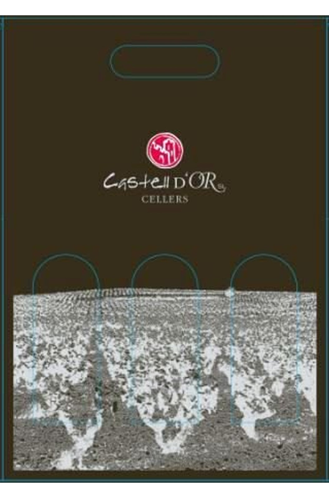 Giftbox (with handle) CAVA 3 bottles ||boîte cadeau || geschenkverpakking