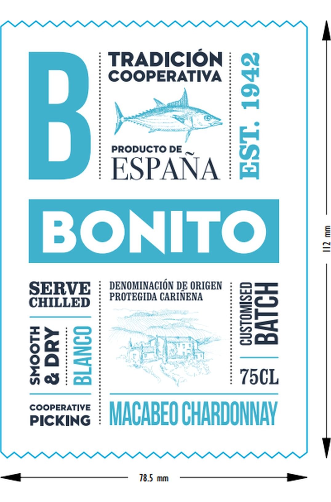 BONITO (SCREWCAP) DO carinena macabeo