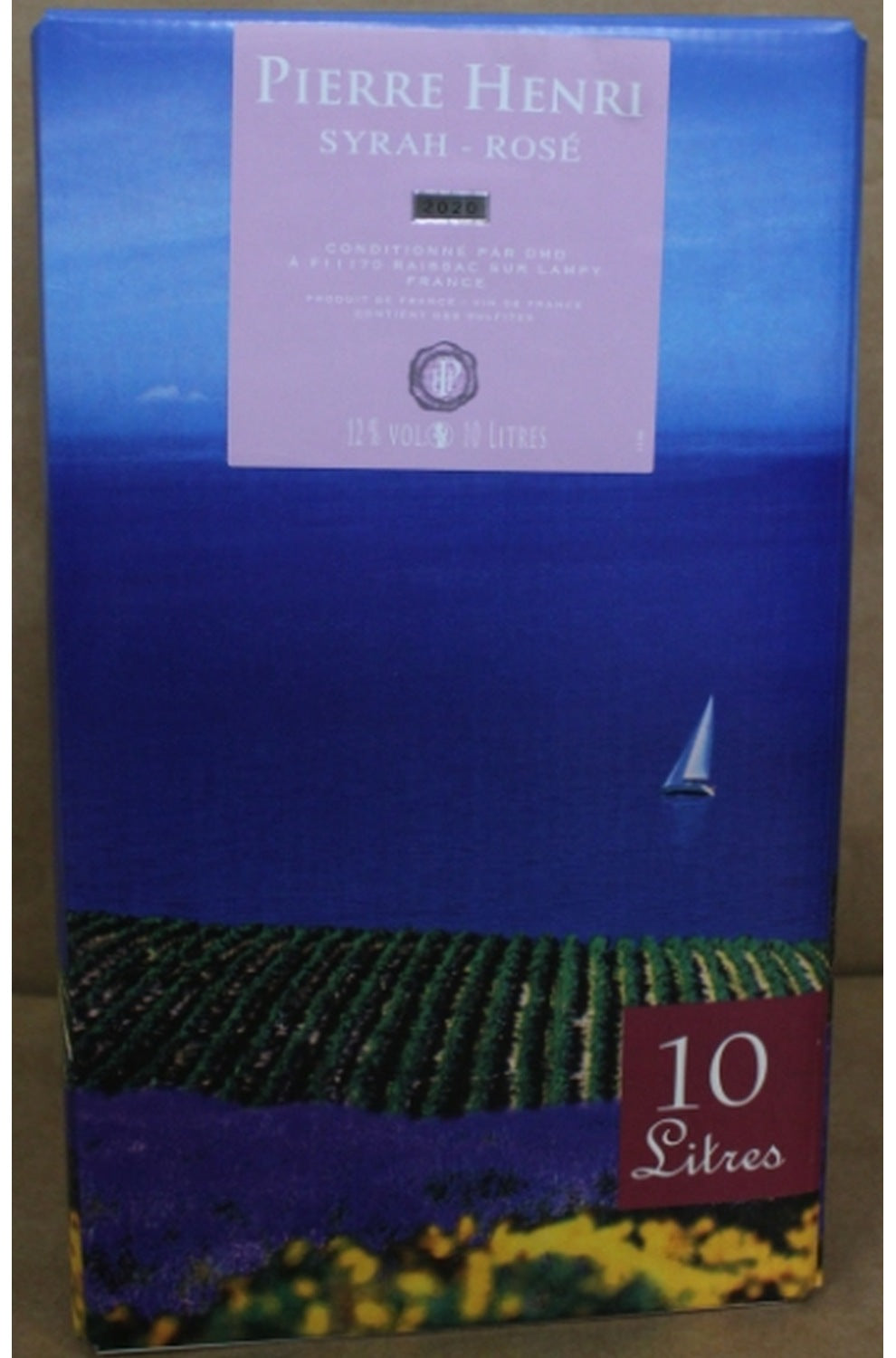 BIB 10L Pierre Henri vin de france syrah rosé (même qualité ph 75cl igp)