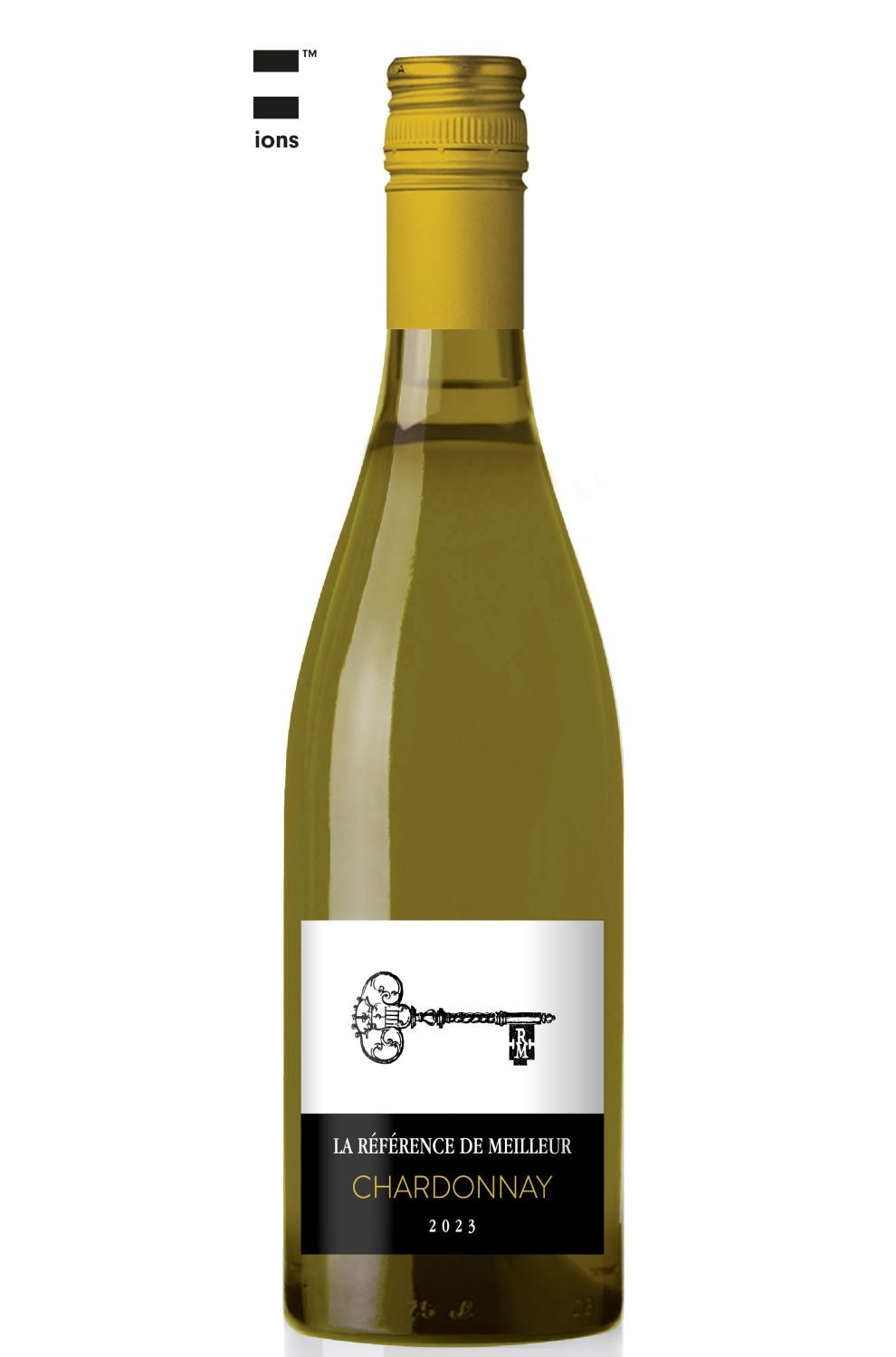 La Reference de Meilleur IGP pays d'oc chardonnay (bourg screwcap jaune!)