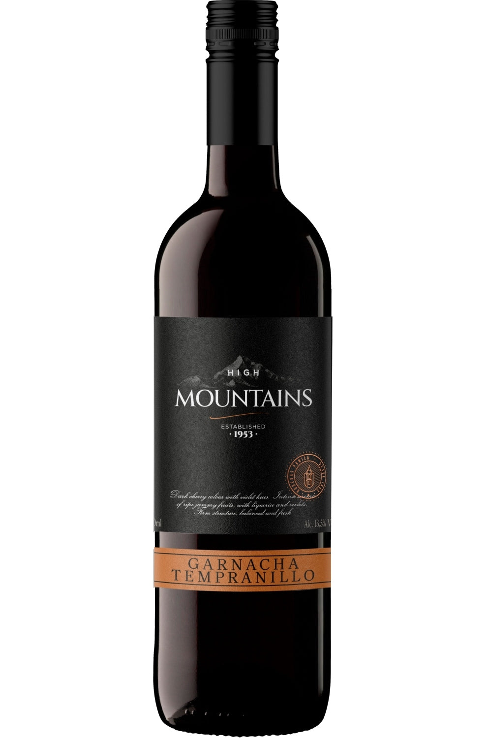 High Mountains (SCREWCAP) wine of Spain Garnacha/Tempranillo tinto