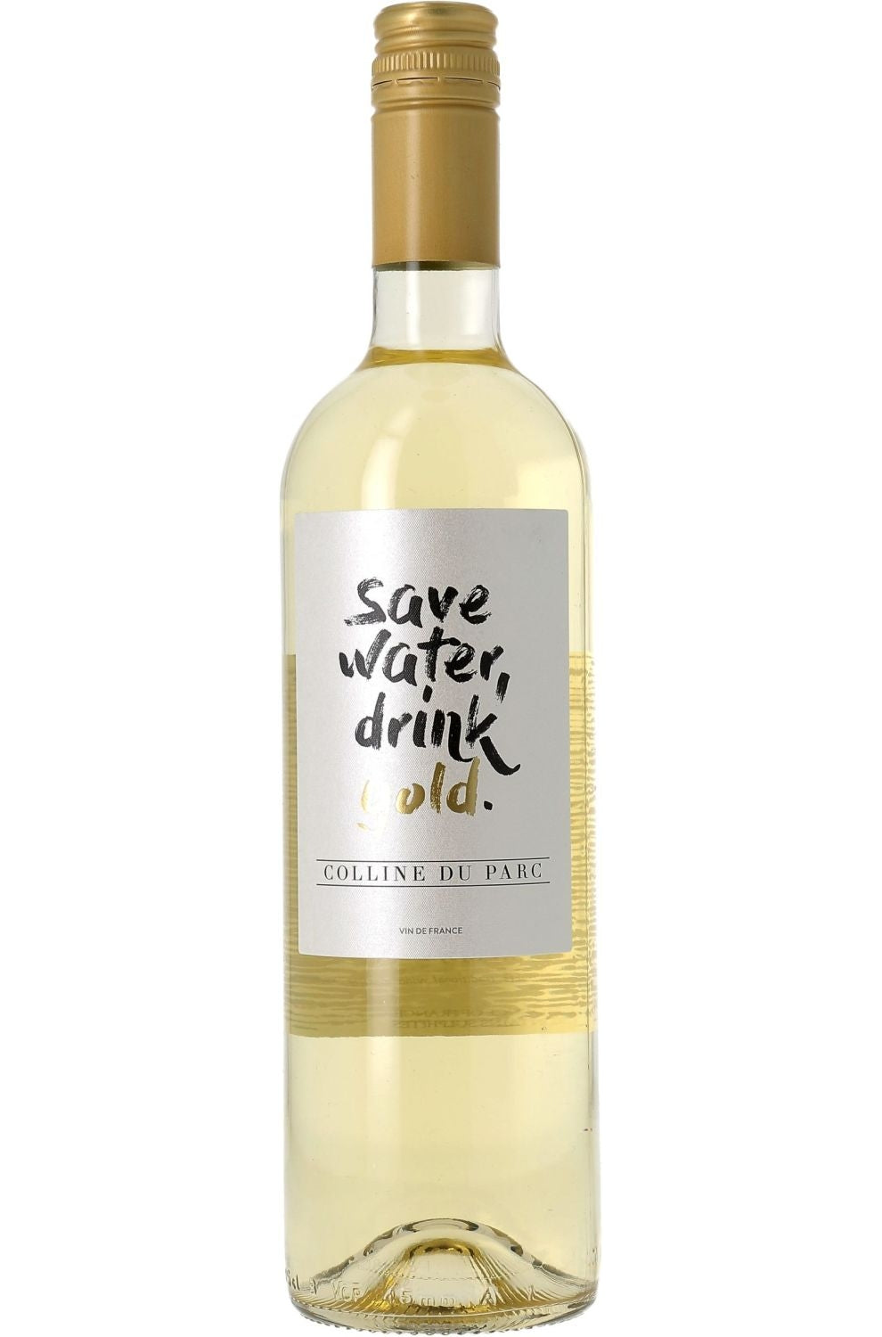 Save water 'Drink Gold' Colline du Parc vin de france blanc (screwcap)