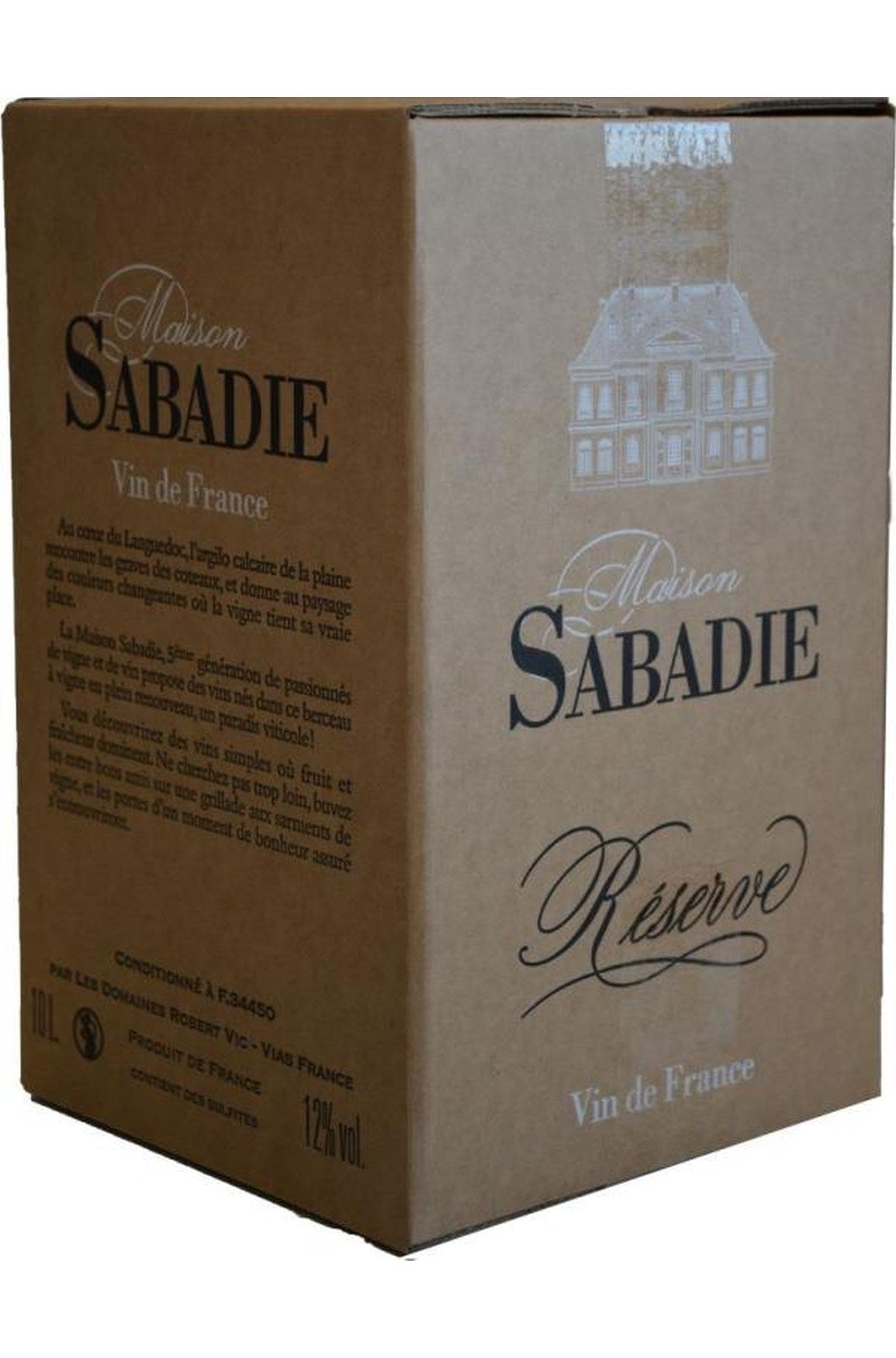 BIB Maison Sabadie (10L) vin de france rouge