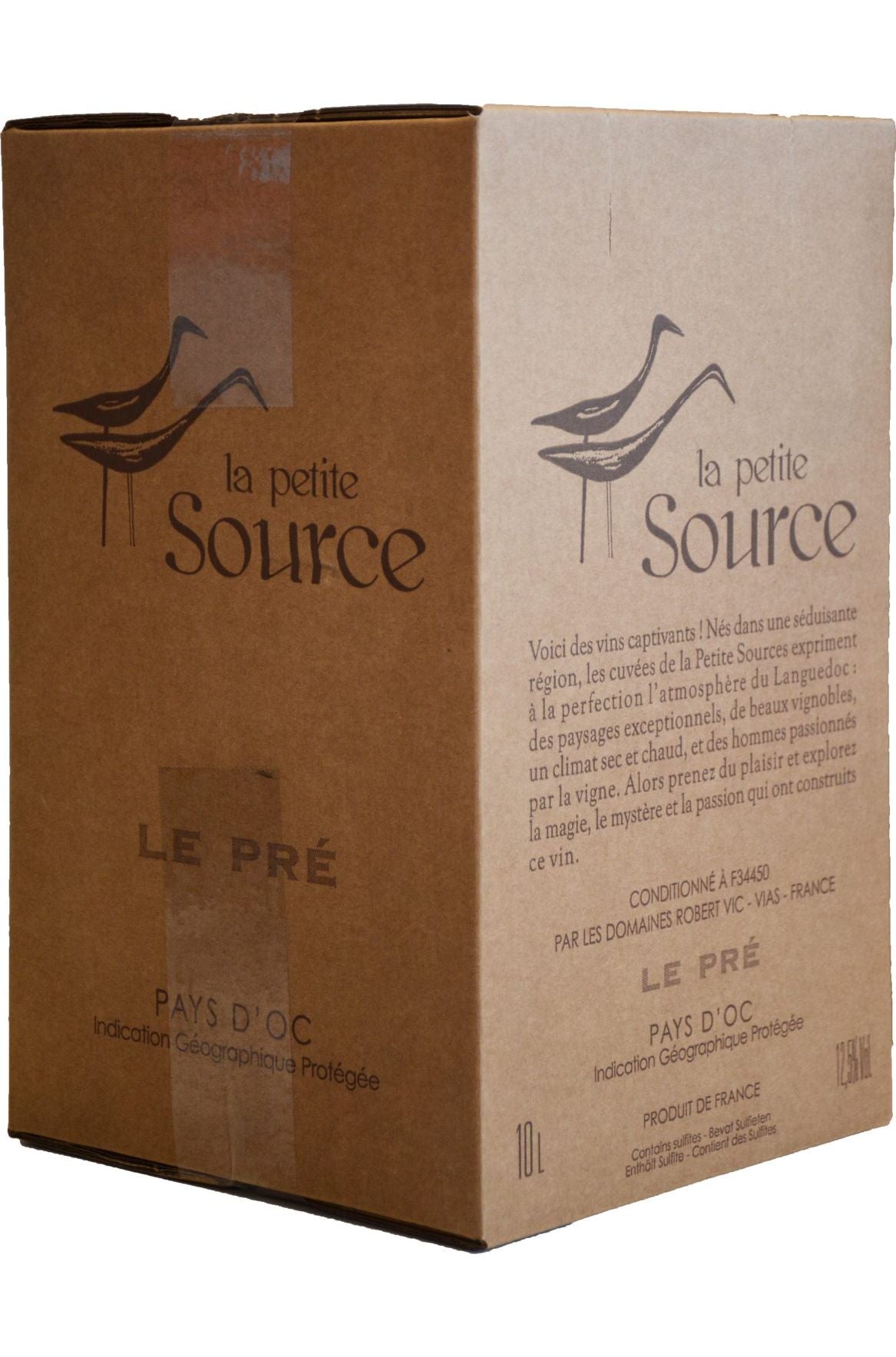 BIB La Petite Source 'le Pre' (10L) IGP d'oc rosé