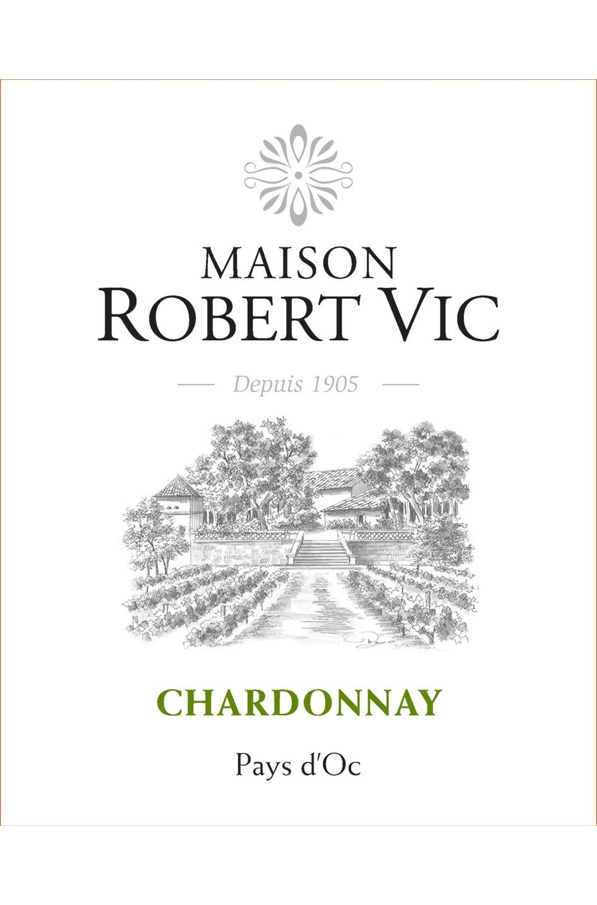Maison Robert VIC (SCREWCAP) IGP d'oc chardonnay
