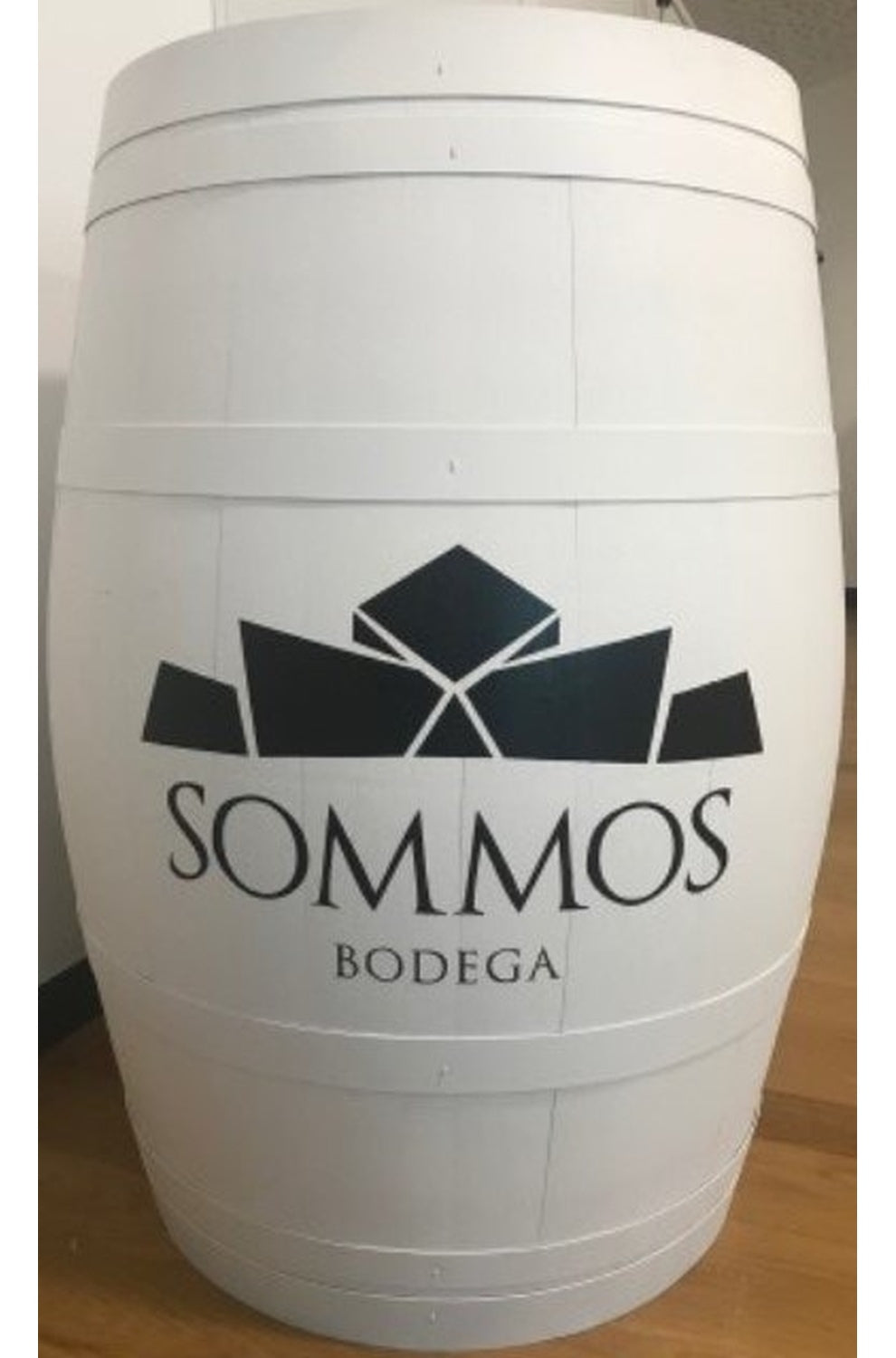 white wooden barrel .