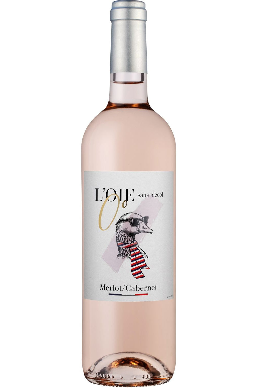 L'oie 0°alc (bouchon) Boisson aromatisee à base de vin desalcoolisé Rosé France