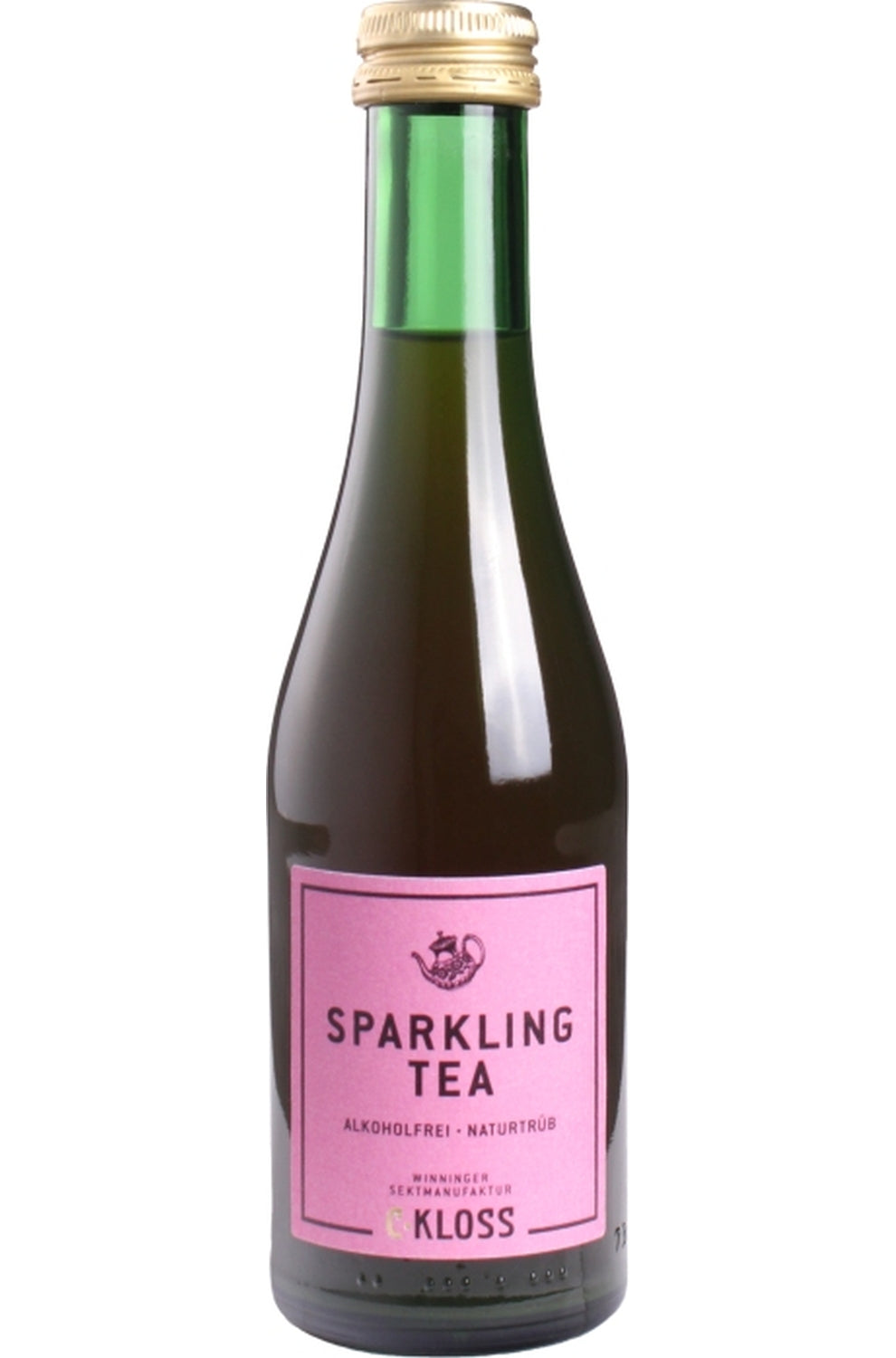 C-Kloss Sparkling TEA 0°Alc 'hot brew' rosé (20cl) (Pink label)