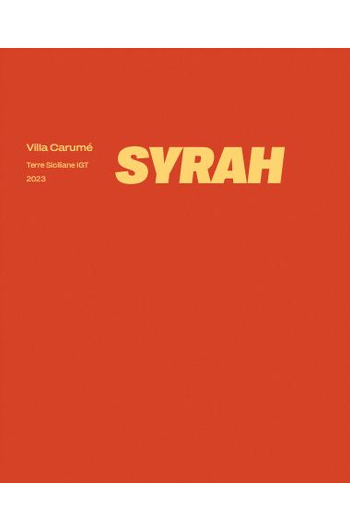 Vineaste (BIO) DOC terre sicilliane syrah 'sera' apassimento