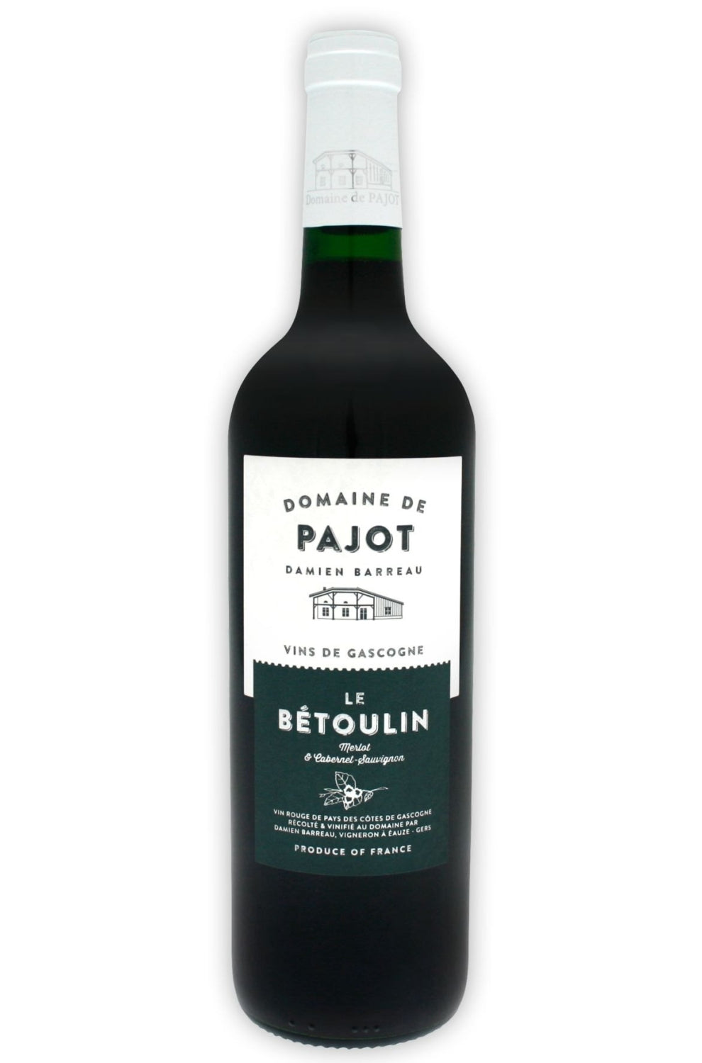 Domaine de Pajot (BIO) (BOUCHON) Bétoulin IGP cotes de Gascogne Rouge