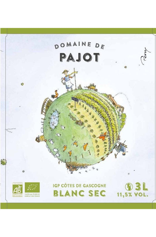 BIB (3L) (BIO) Qualité 4 Cépages IGP de Gascogne Blanc