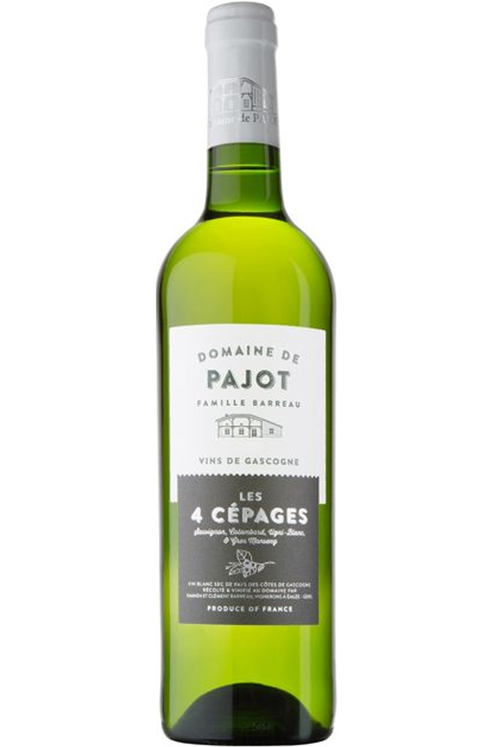 Domaine de Pajot (BIO) (SCREWCAP) Les 4 Cépages IGP de Gascogne Blanc