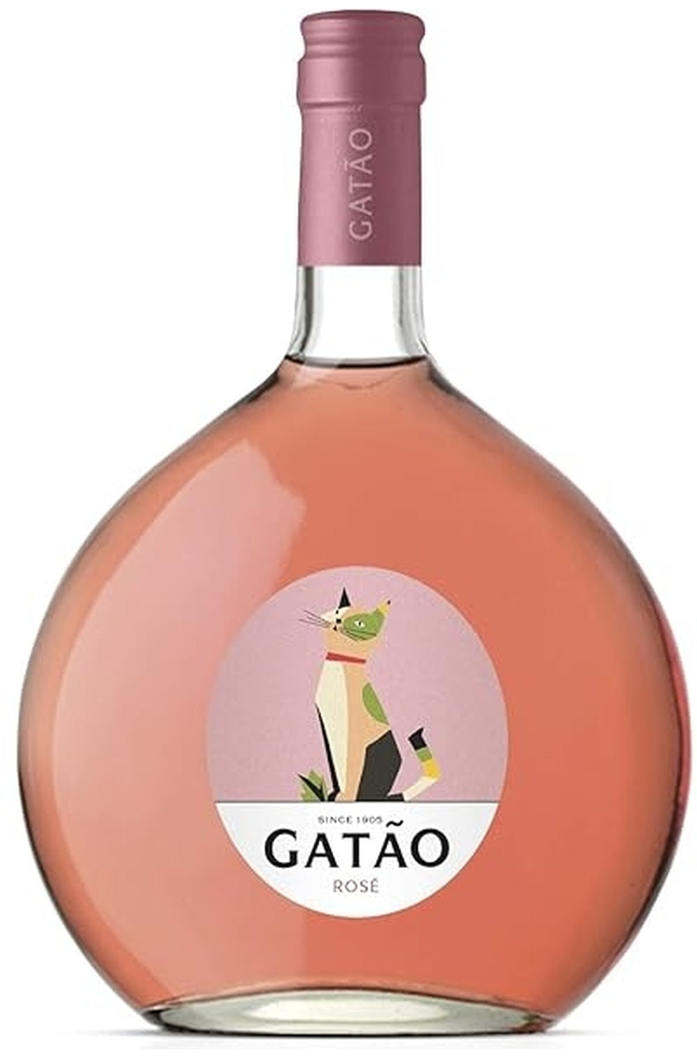 Gatao (cantil-bottle) 10°5 Alc semi-sparkling rosé (vino verde) (no vintage)
