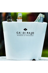 White plastic Wine cooler mida for 4 to 5 bottles