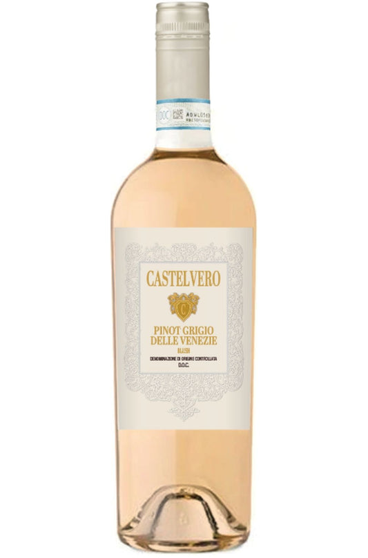 Castelvero (wine) DOC delle venezie pinot grigio blush (rosé) (screwcap)