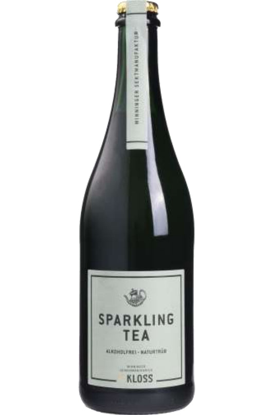 C-Kloss Sparkling TEA 0°Alc cloudy (CAP) Wild herbs-Linden blossoms unfiltered  [mint label]