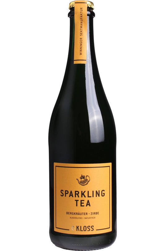 C-Kloss Sparkling TEA 0°Alc cloudy (CAP) Moutain herbs-Pine Cone unfiltered [orange label]