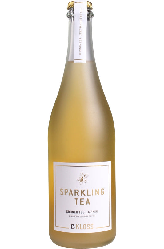 C-Kloss Sparkling TEA 0°Alc 'cold brew' Grüner tee - Jasminblüte (White label)