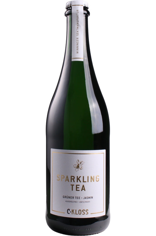 C-Kloss Sparkling TEA 0°Alc (clear) (CAP) Green tea - Jasmin unfiltered  [white label]
