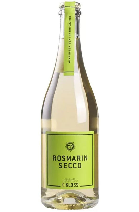 C-Kloss Rosmarin Secco Frizzante blend of rosemary sirup & wine