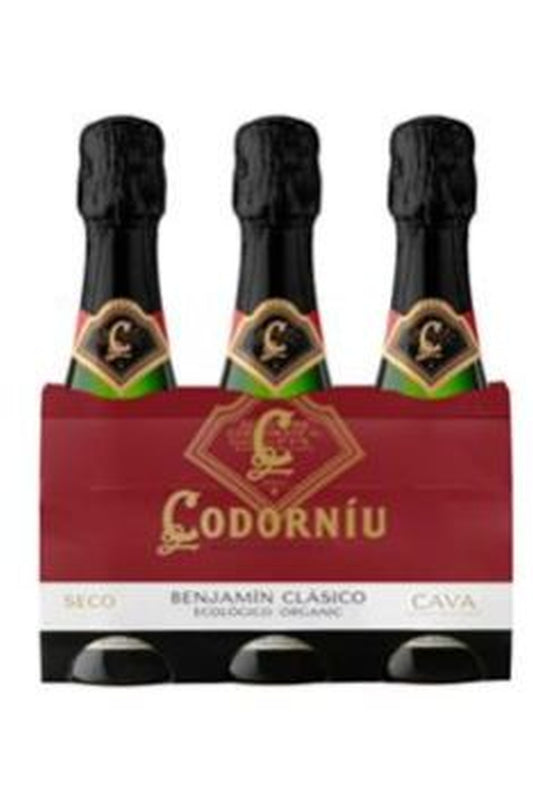 Codorniu 'Benjamin Classico' (BIO) DO cava seco (tripack : 3x20 cl)