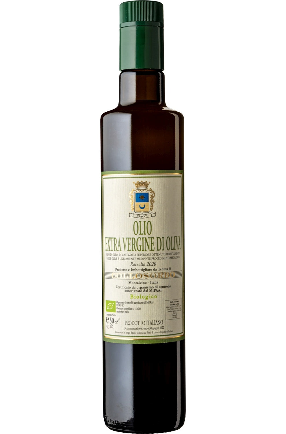Olio Extra Vergine di Olivo (bio) montalcino italia (50cl)