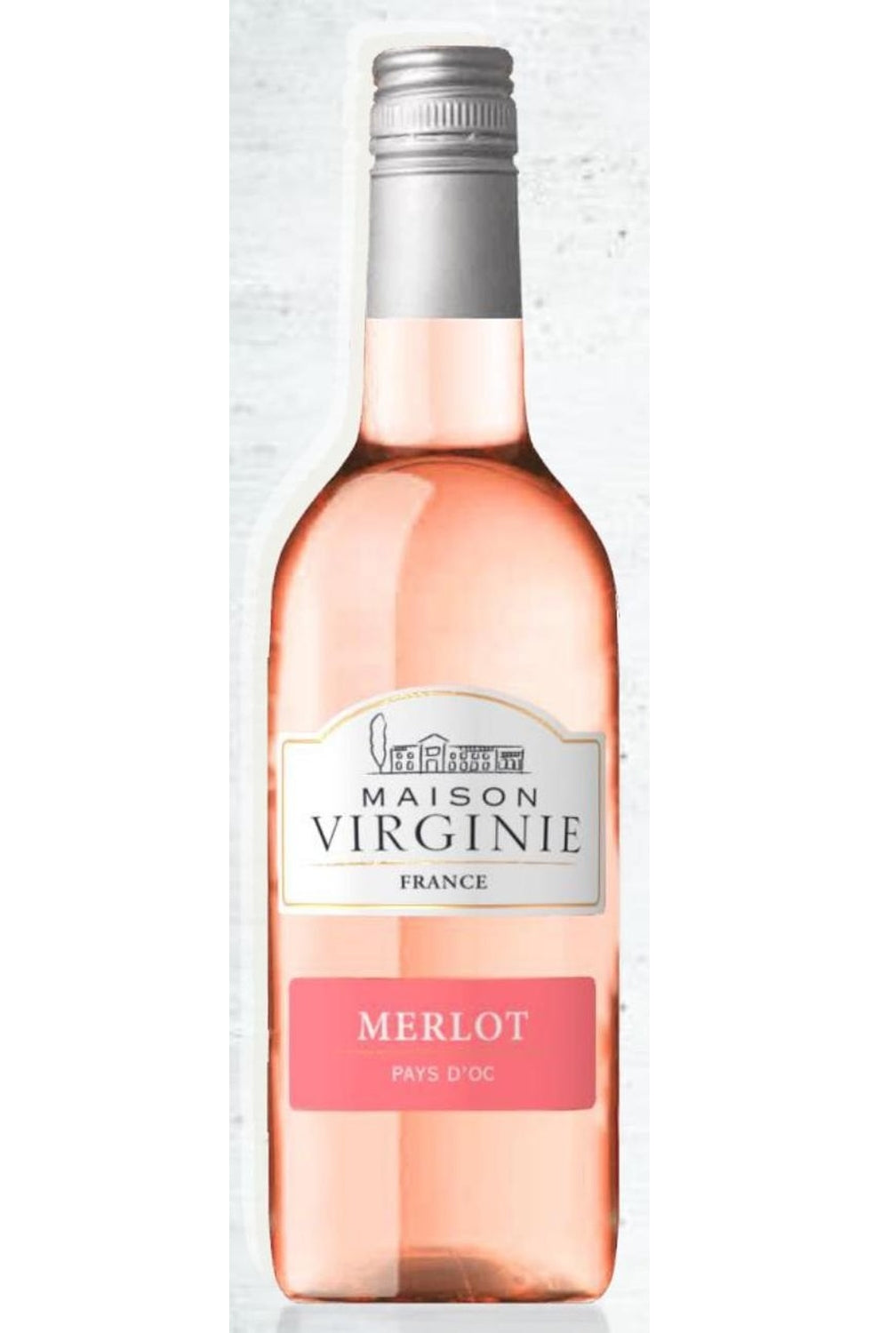 Maison Virginie (SCREWCAP) NON-MILL IGP d'oc merlot rosé (25 cl)