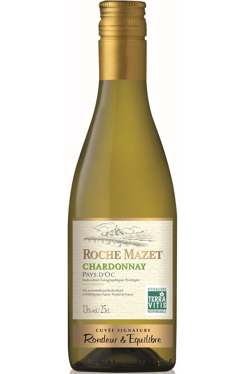 Roche Mazet (SCREWCAP) NON-MILL IGP d'oc chardonnay (25 cl)