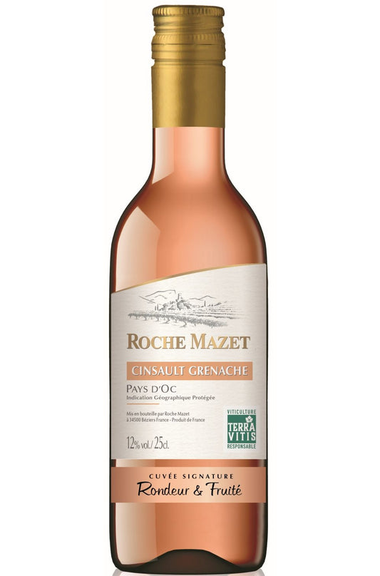 Roche Mazet (SCREWCAP) NON-MILL IGP d'oc cinsault grenache rosé (25 cl)