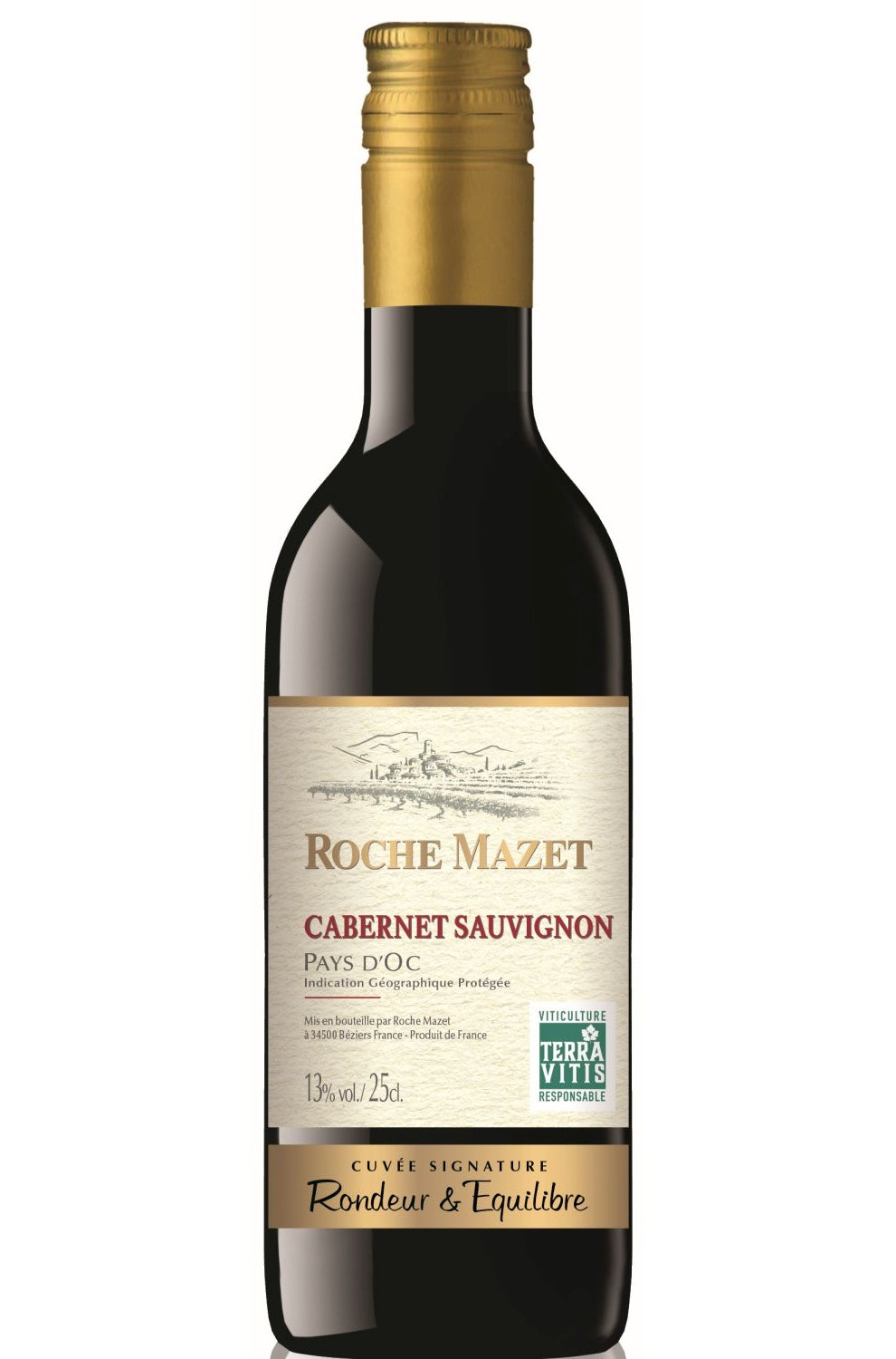 Roche Mazet (SCREWCAP) NON-MILL IGP d'oc cabernet-sauvignon (25 cl)
