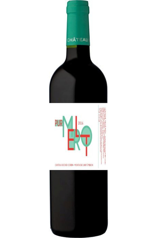 Pur Merlot de Rocher Corbin montagne st emilion
