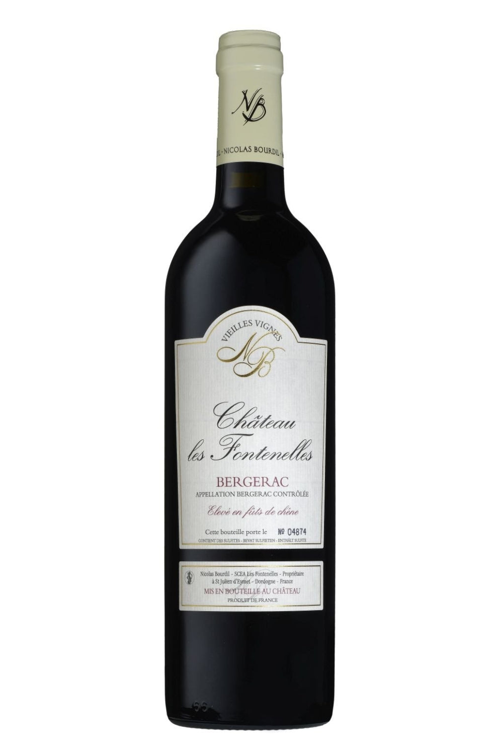 Chateau les Fontenelles 'élevé en fut de chêne' AOP bergerac rouge (Prestige)