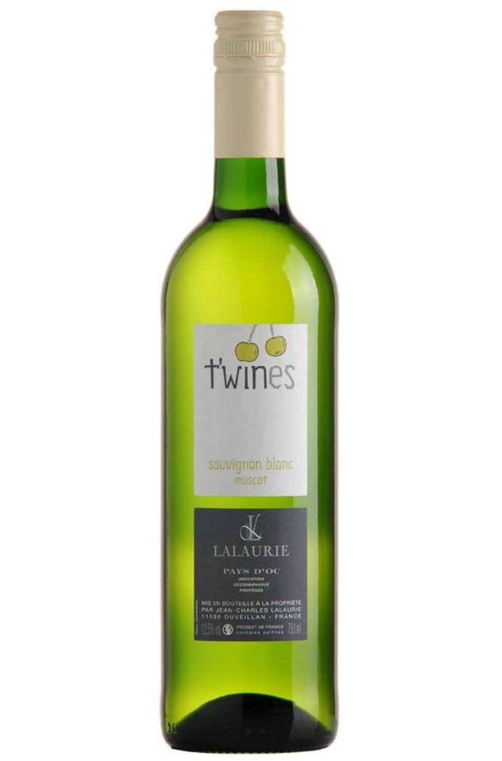 T Wines (SCREWCAP) (non-mill) IGP pays d'oc blanc sauvignon/muscat
