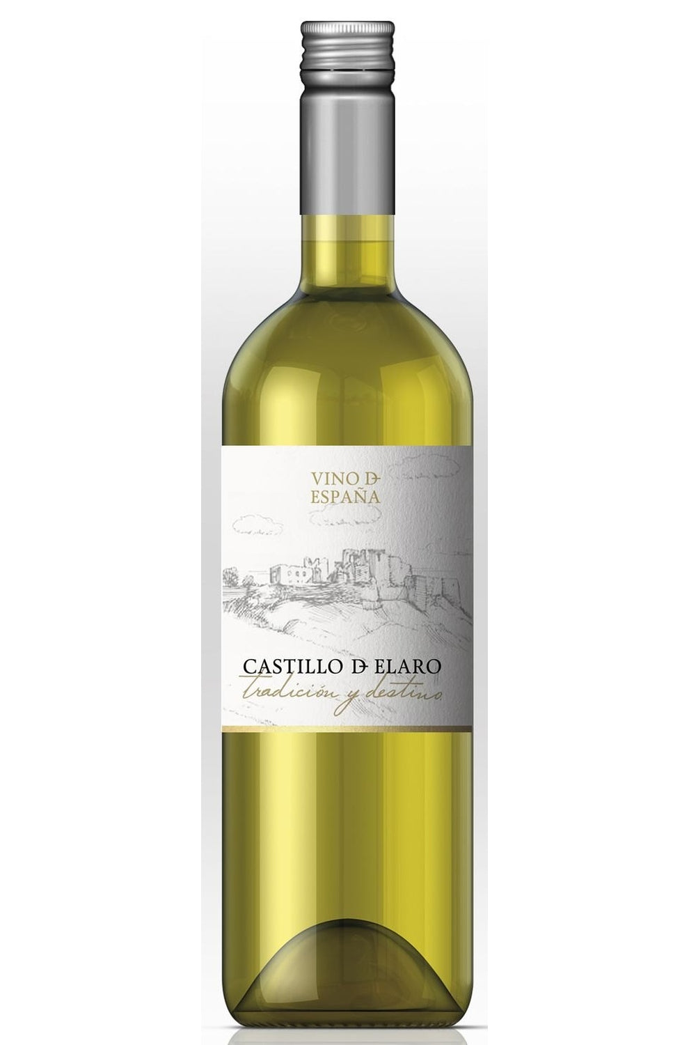 Castillo d'Elaro (SCREWCAP) [barcode incl] wine of spain white 11°