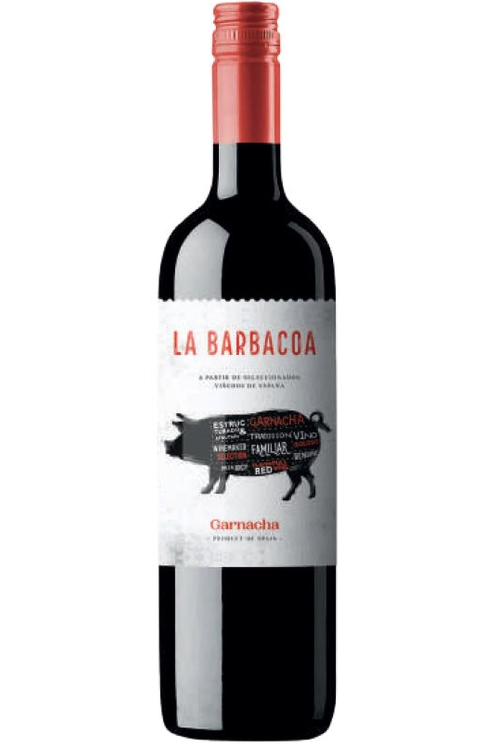 La Barbacoa varietal (SCREWCAP) wine of spain red garnacha 13°