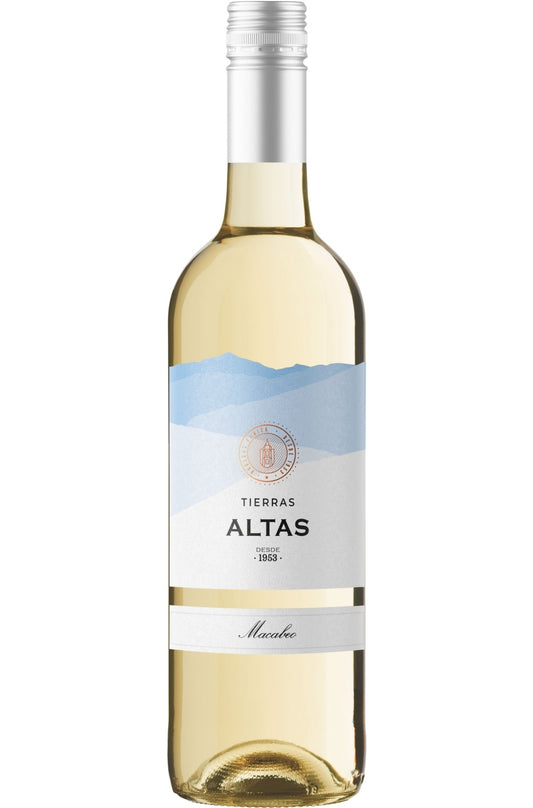 Tierras Altas (silver SCREWCAP) wine of spain macabeo