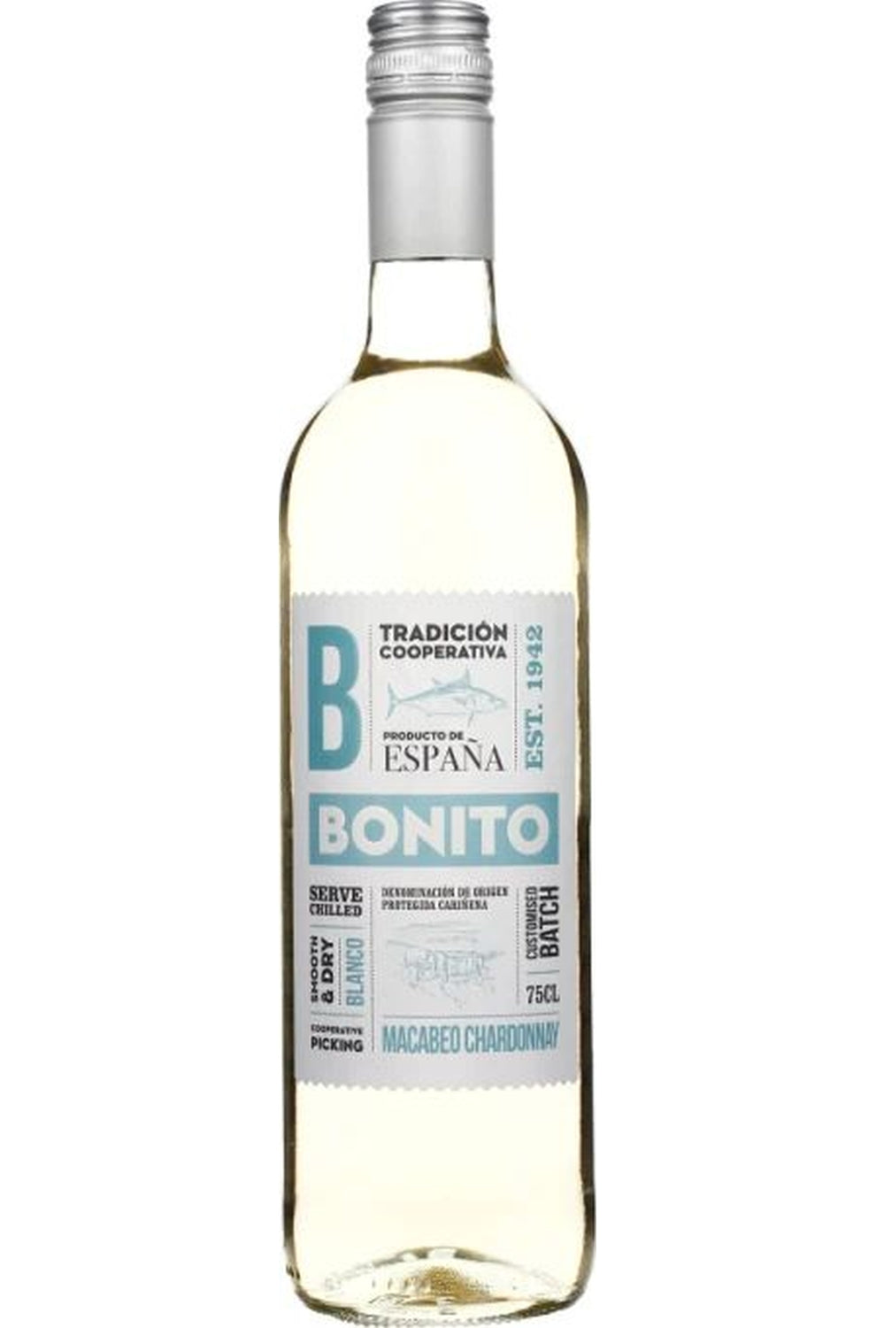 Bonito (SCREWCAP silver) wine of spain macabeo