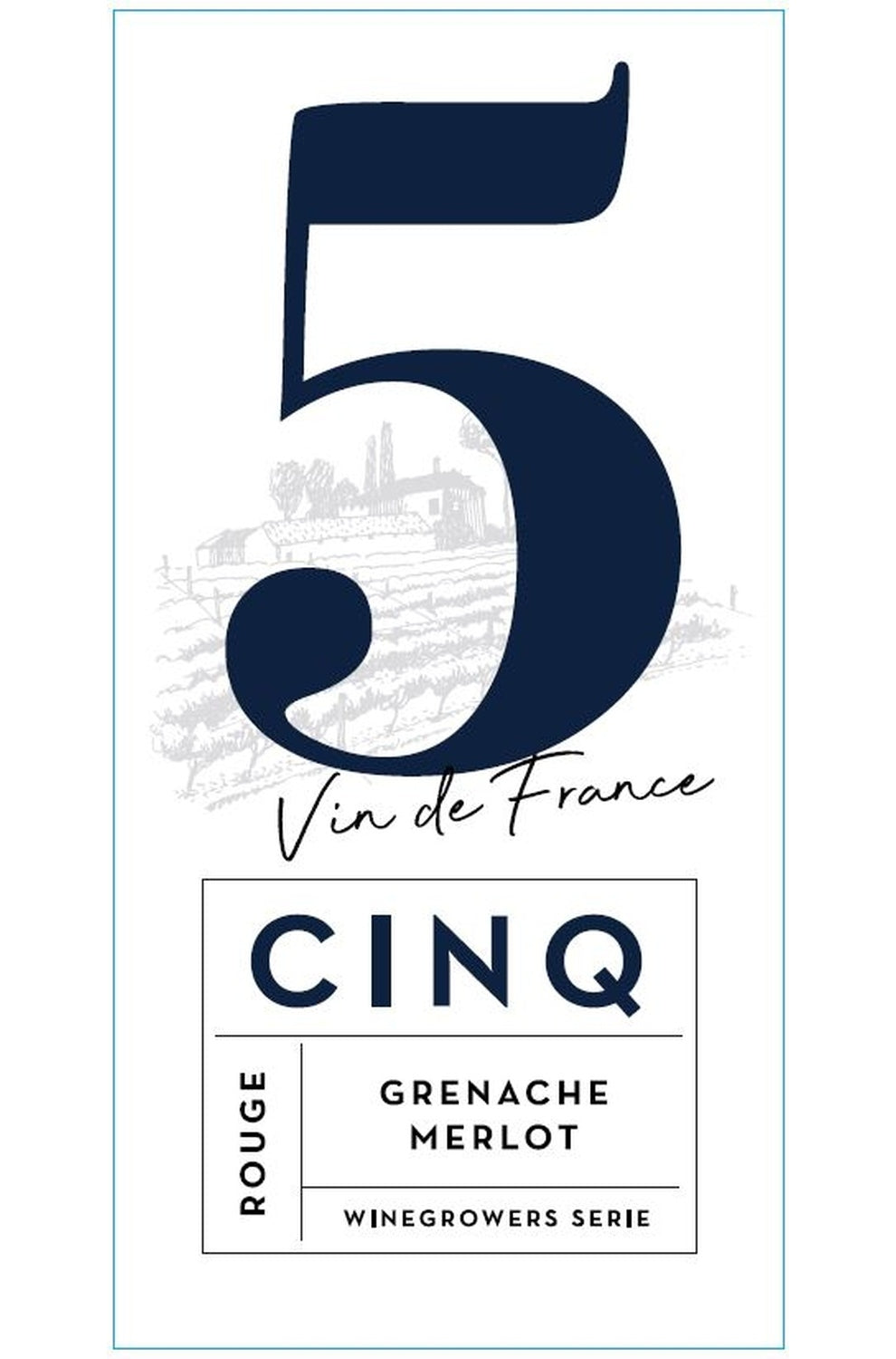 CINQ vin de france rouge (screwcap)