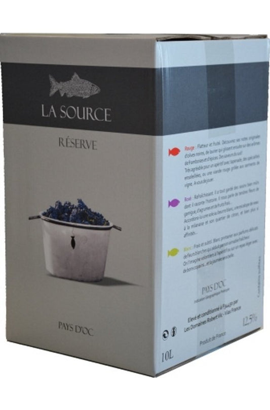 BIB La Source 'Reserve' (10L) IGP d'oc rouge