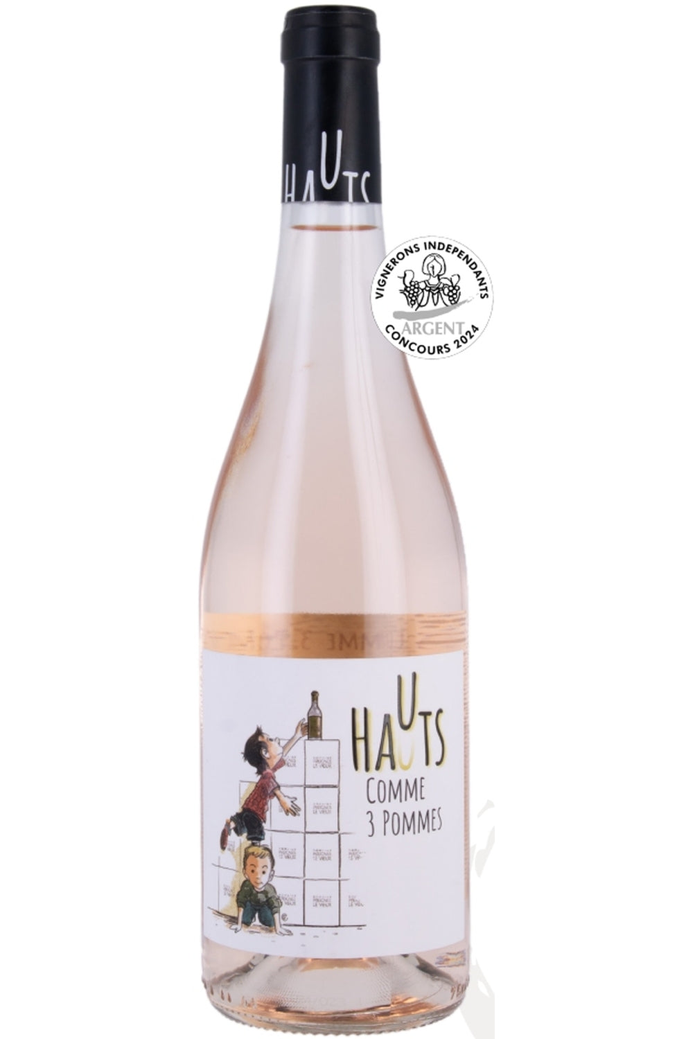 Hauts Comme 3 Pommes (bouchon) IGP Coteaux de Béziers rosé