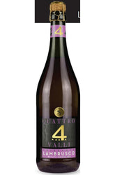 4 Valli 'lambrusco' rosato dolce IGT emilia 7°5