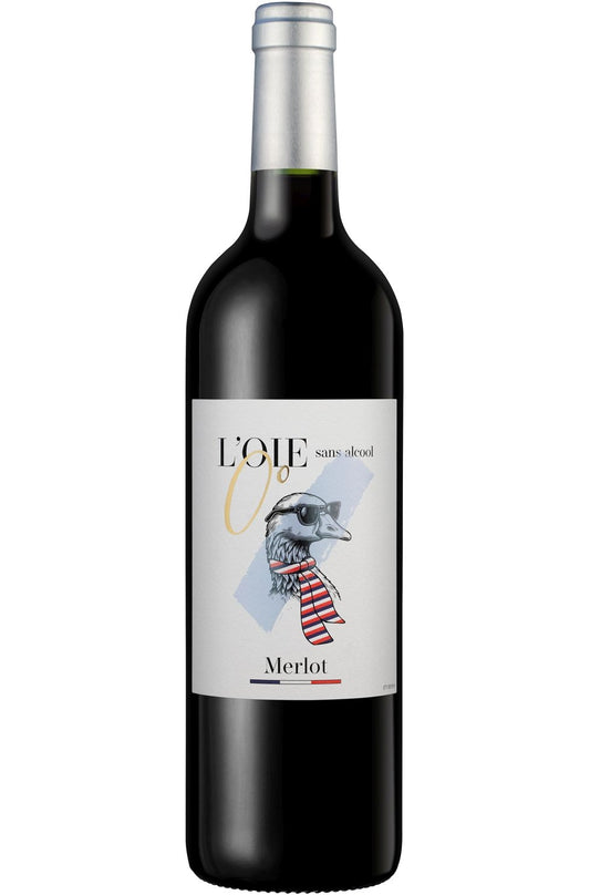 L'oie 0°alc (bouchon) Boisson aromatisee à base de vin desalcoolisé Merlot France