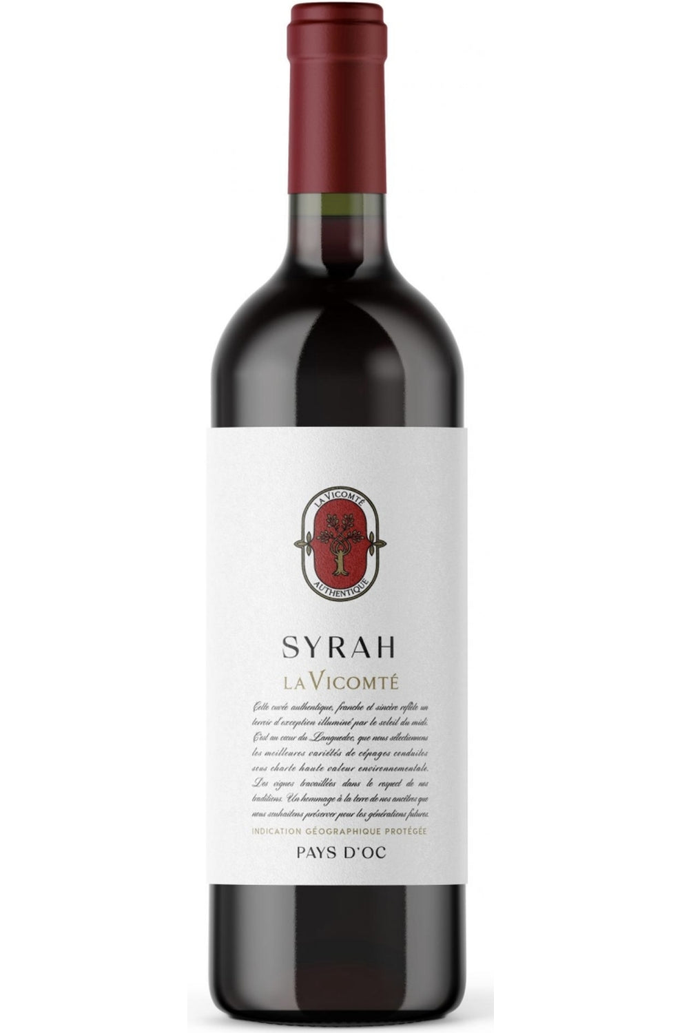 La Vicomté 'Authentique' (SCREWCAP) IGP pays d'oc syrah (bdx)